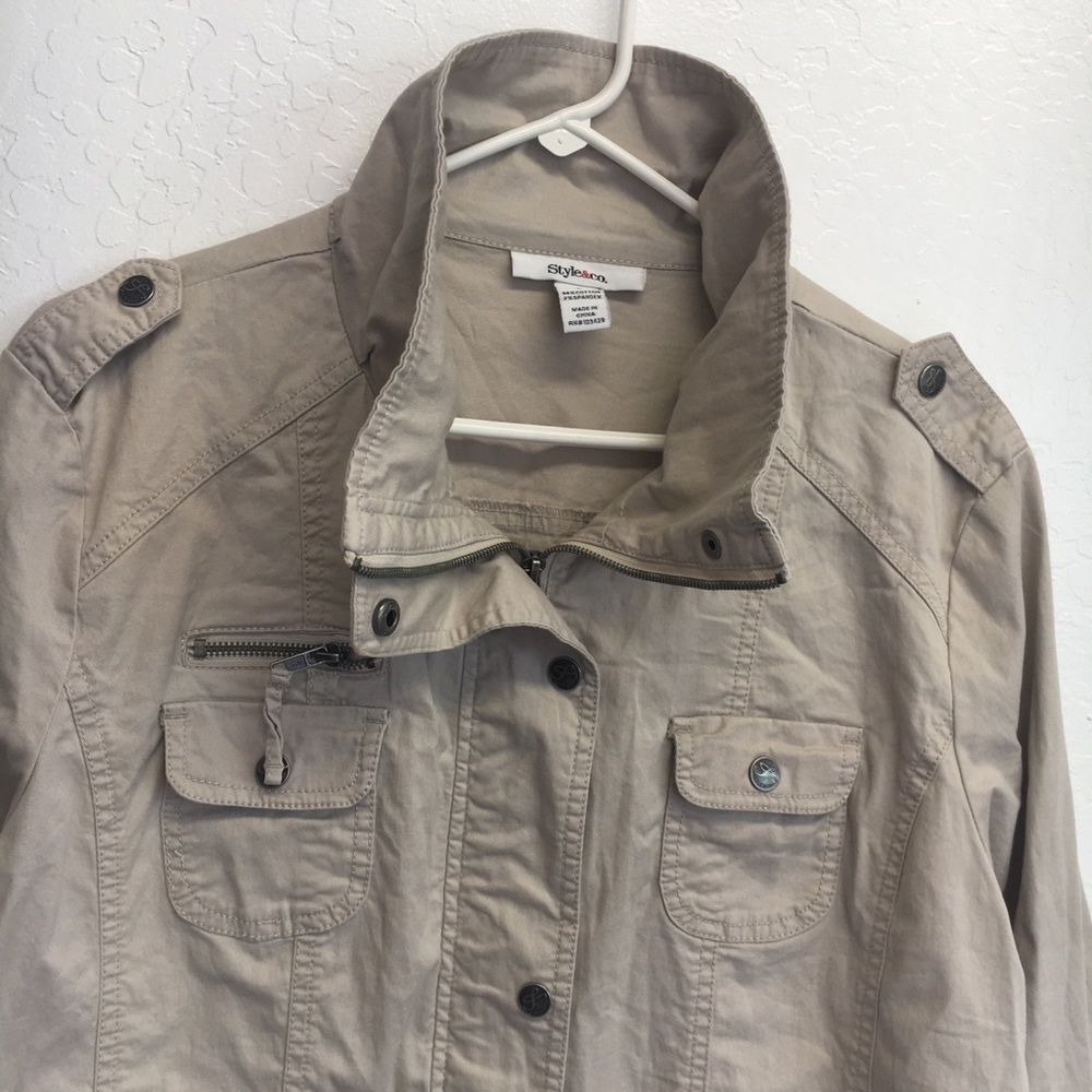 Style & Co Utility coat - Picture 3 of 7